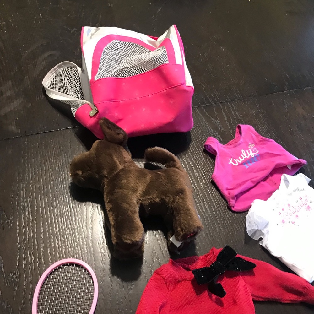 American Girl clothes and dog!